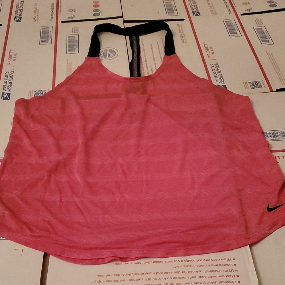 Nike Pink Large Racerback Tank Top